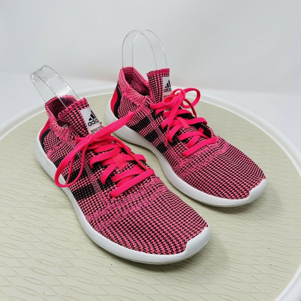 Adidas Women Element Refine Tricot Pink Running Shoes 7.5 Trainers M18917